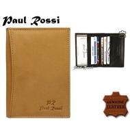 Kaarditasku CC-M02-MTL TAN, PAUL ROSSI, Kaarditaskud ja visiitkaardihoidjad